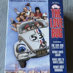 WALT DISNEY HERBIE THE LOVE BUG - 4 FILM COLLECTION DVD BOXSET! 