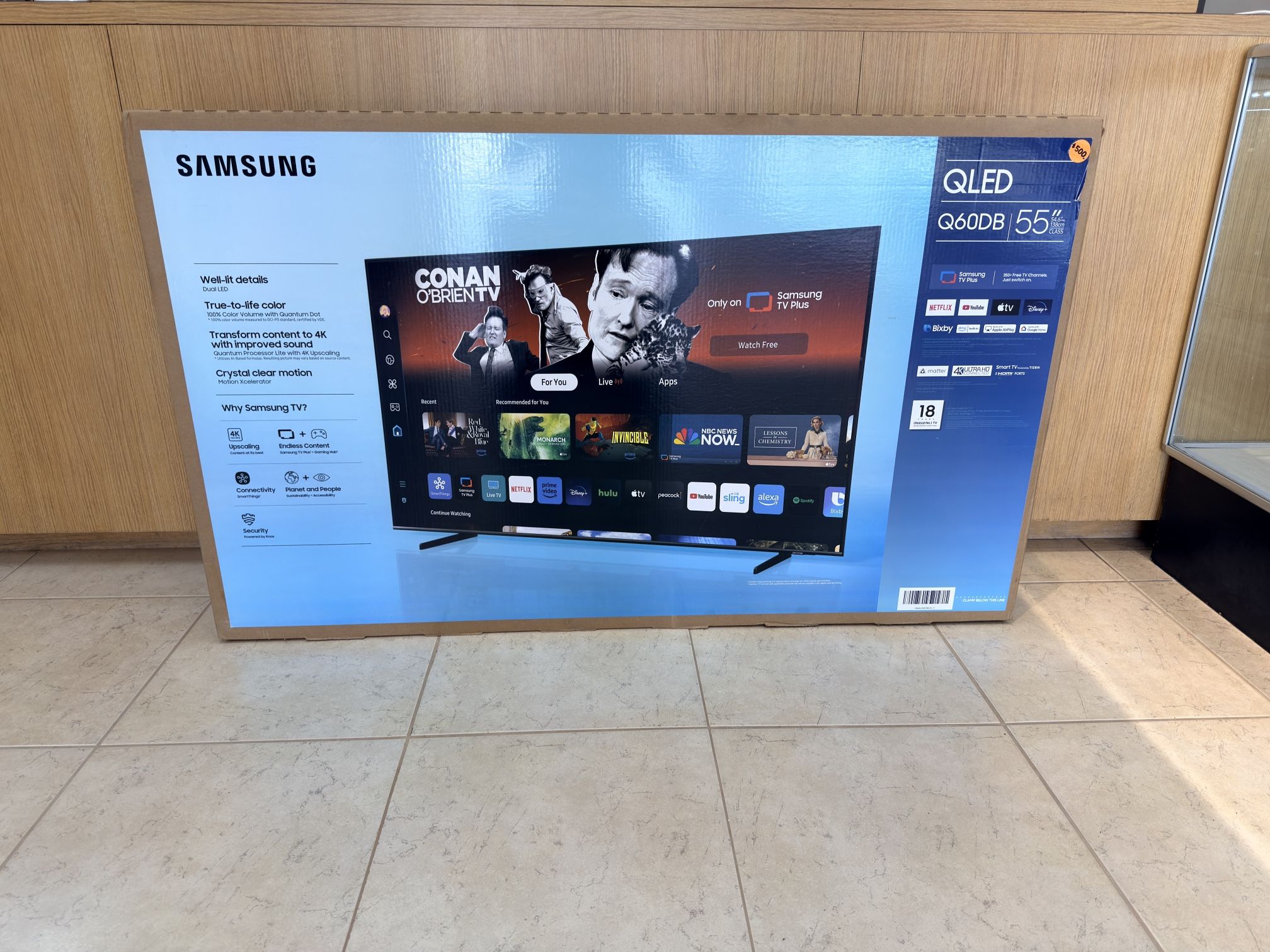 SAMSUNG QLED Q60DB 55” TV