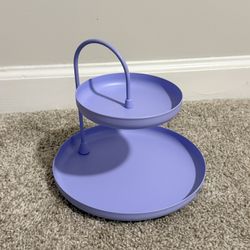 Purple jewelry Stand Tray