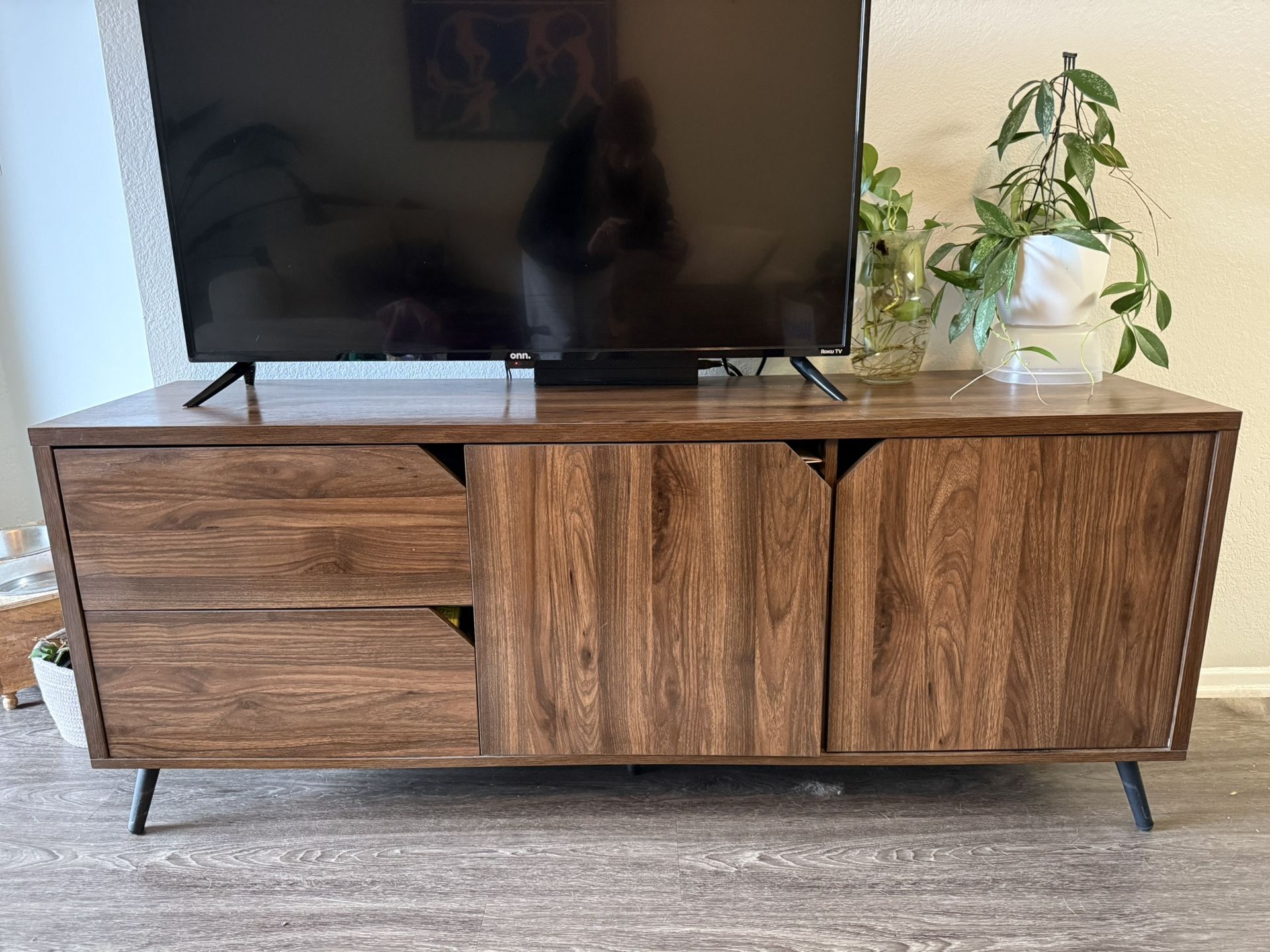 Mid-Century Modern TV Cabinet Credenza