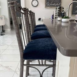 Set of 4 Bar Height Stools by Tempo Industries (Made in USA)