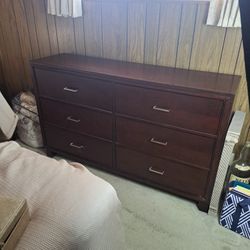 Bedroom Dresser and 2  Night Stands