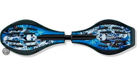 StreetSurfing WaveBoard The Wave - Blue Skulls & Scrolls
