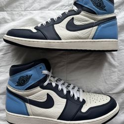 Air Jordan 1 Retro High OG Obsidian Size 12