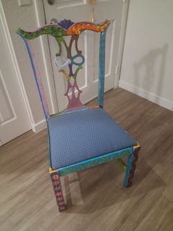 Hand Painted Chair