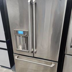 Ge Cafe Refrigerator French Door Stainless Steel Counter Depth