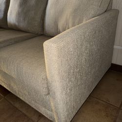 Gray Upholstered Sofa Sleeper Couch Delivered