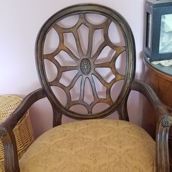 Beautiful Antique Spider Chair  $50.00