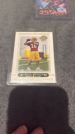 Aaron Roders rookie football card
