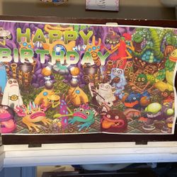  My Singing Monsters Birthday Banner 