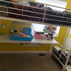White Kids Bed 
