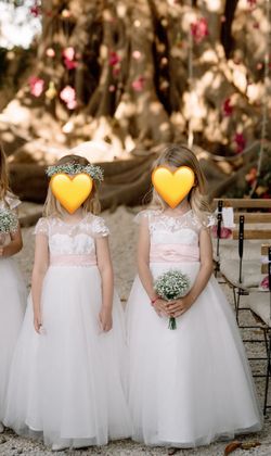 Size 5 and 7 Flower Girl Dresses 