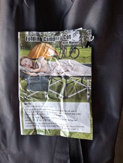 XL cot with mattress