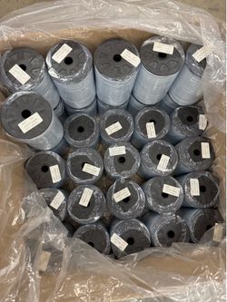 1/4” braid elastic (30 rolls box) - WHITE