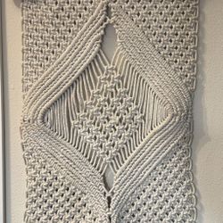 Hanging Macrame BOHO Wall Art just $5