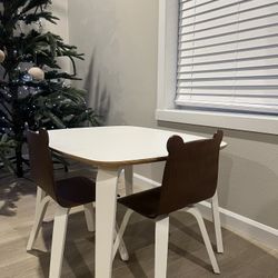 OEUF BEAR PLAY CHAIRS + TABLE SET
