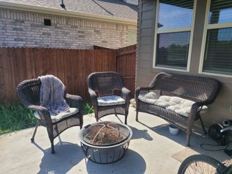 Patio set with Fire Pit