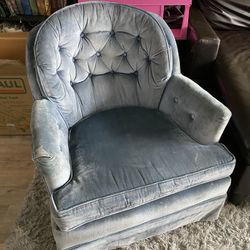 Vintage Blue Armchair