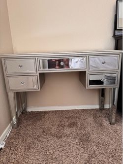 Moving Sale! Mirrored Vanity Desk