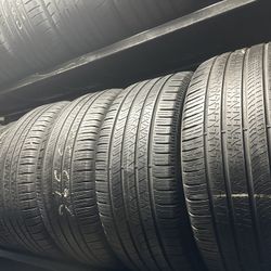 SET OF TIRE 265 50 19 PIRELLI 85% LIFE