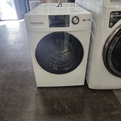 GE
2.4 cu. ft. Compact White 120-Volt Ventless Electric All-in-One Washer Dryer Combo