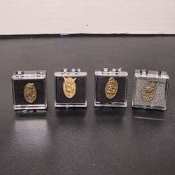 Rare- Disney Cast Member Service Award Pins - Lot Of 4- 20yrs, 25yrs, 30yrs, 40y