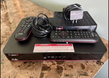 DISH Hopper + Joey Receiver Bundle – 2 Remotes & Power Cables