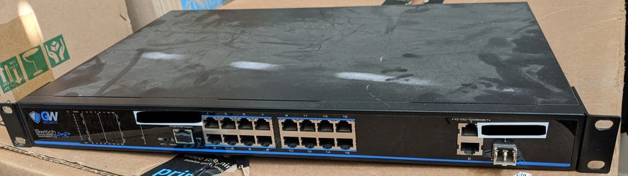GW Security 16 Ports PoE Ethernet Swtich GWSW1602G