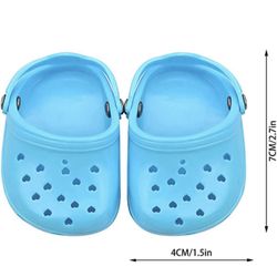 Pair Doggy Sandals In Light Blue