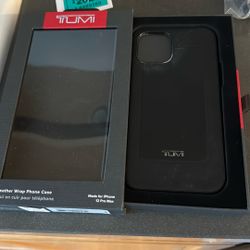 Tumi Leather Wrap iPhone Case - 12 Pro Max