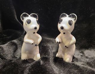 Salt and pepper shakers.