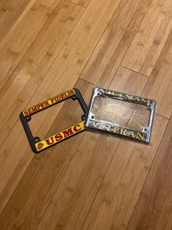 Motorcycle license plates