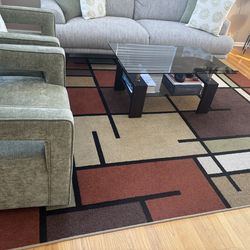 Contemporary area rug 8x10