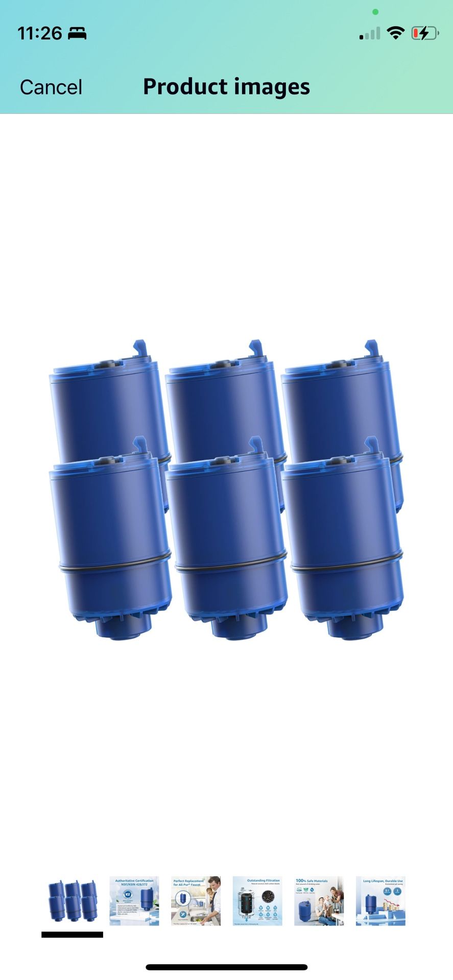 New And Sealed-AQUA CREST NSF Certified Water Filter, Replacement for All PUR®, PUR®PLUS Faucet Filtration Systems, Pur® RF-9999® Faucet Water Filter