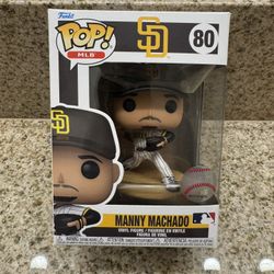 Manny Machado Funko Pop MLB Baseball San Diego Padres Vinyl Toy Figurine Figure 80