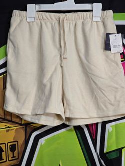 🌟 Girls' Grayson Threads Off-White Shorts - Size L (10/12) - NEW WITH TAGS 🌟