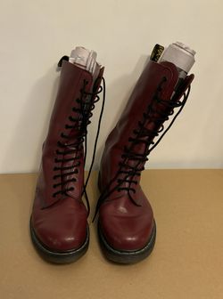 Red 14 Eye Dr. Martens
