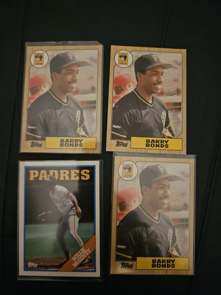 4 Inserts Barry Bonds