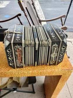 VINTAGE F.LANGE GERMAN CONCERTINA CHEMNITZER