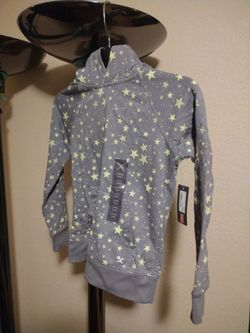 Arizona Jean Co. Girls Star Print Pullover Hoodie