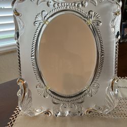 Mikasa Crystal Picture Frame 