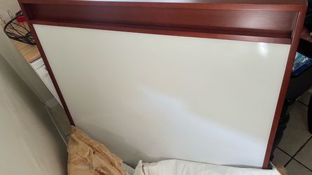 Large Whiteboard with Wood Frame