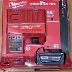 Milwaukee M18 Cat. # 48-59-1850 Charger + 5Ah Batt. No Low Offers, Pls. Price Firm. Pickup  Burien