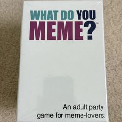 New Game What Do You Meme? Gift Holiday Adult Teens 