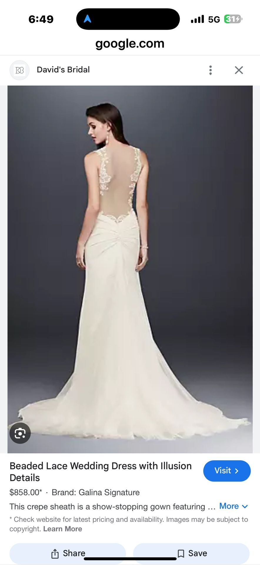 NEW Wedding Dress Size 10