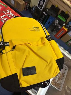 Cookies Backpack – Yellow/Black – Brand New w/ Tags