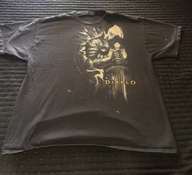 Vintage J!NX Diablo III Graphic T-Shirt 2XL Blizzard Gaming Tee