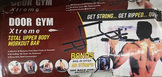 NEW! Iron Gym Xtreme Total Upper Body Workout Bar Chin Up Pro Fit