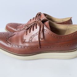 Mens Cole Haan Brown Leather Loafers, Size 11