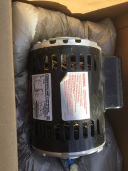 Swamp cooler motor. New. 220 volt